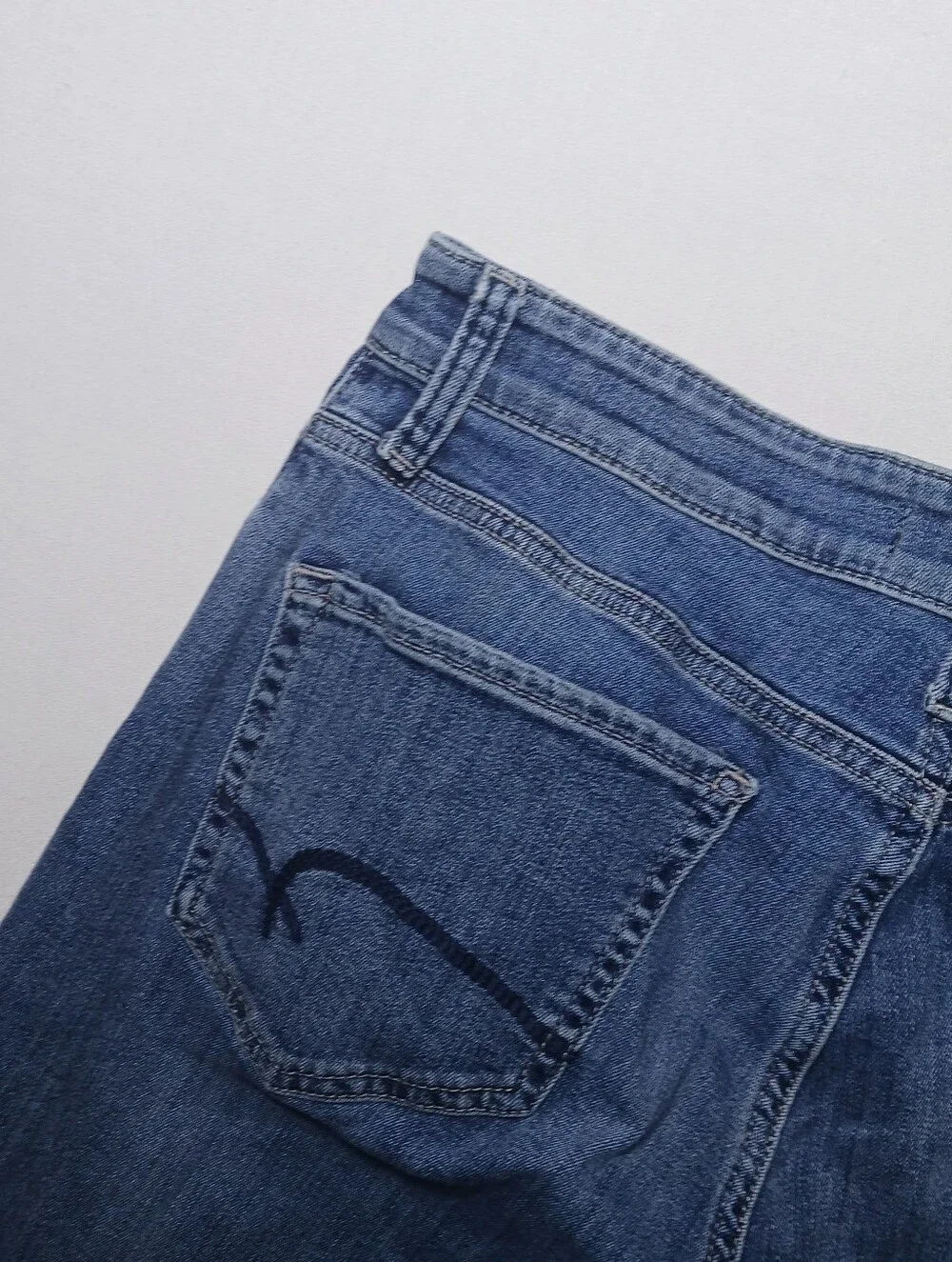 Mavi Mens Matt Relaxed Straight Leg Jeans 32X32 Medium Blue Wash Stretch Denim